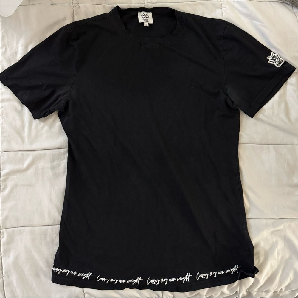 Carry My Own Weight Black Workout Gym Shirt Medium